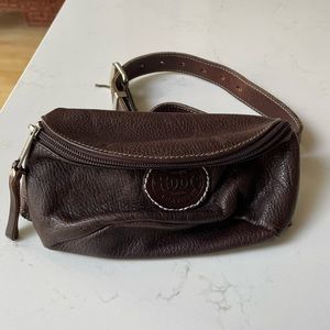 Vintage Leather Roots Belt Bag